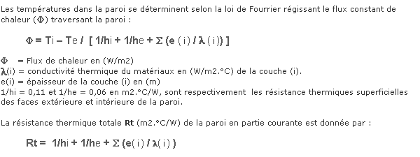 25 - Calculs des températures dans les couches, illustration 3