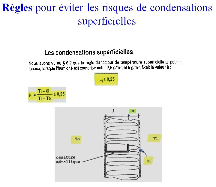 Parois non ventilées (ou ventilation inférieure à 10 cm²/ml), illustration 10